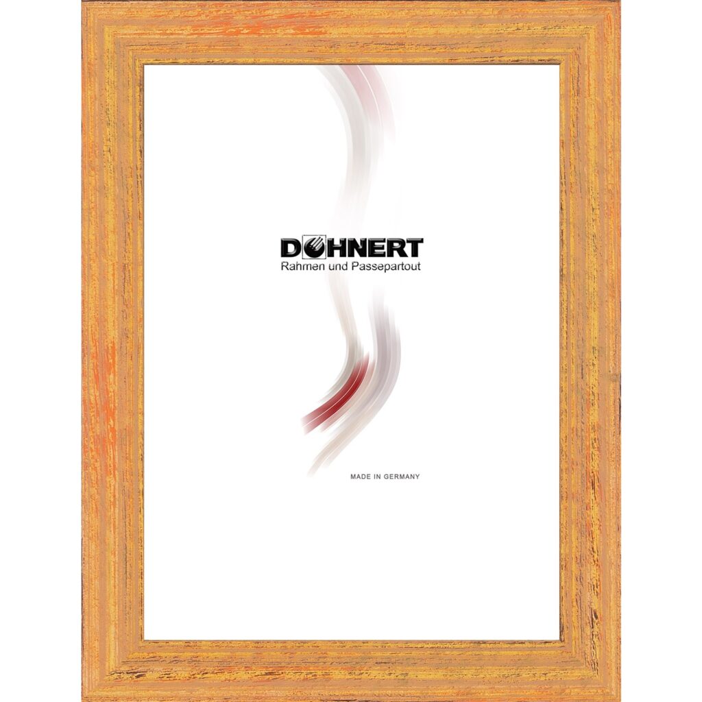 Holzrahmen 22158, orange-goldgelb