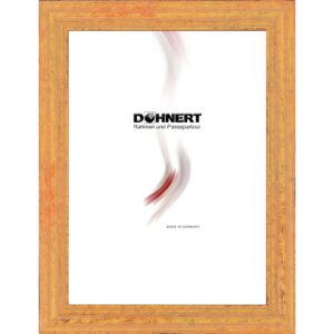 Holzrahmen 22158, orange-goldgelb