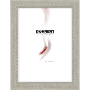 Holzrahmen 22696, graugrün-silber