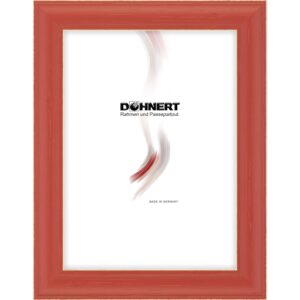 Holzrahmen 23251, natur-orientrot