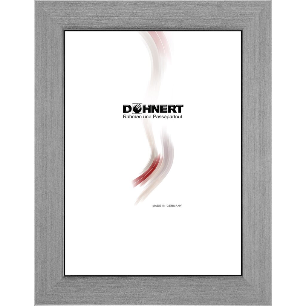 Holzrahmen 23665, silber dunkel, geb&uuml;rstet