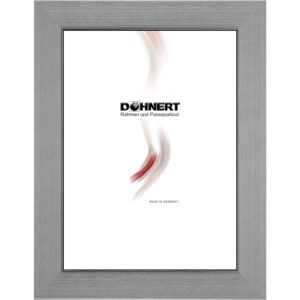 Holzrahmen 23665, silber dunkel, gebürstet