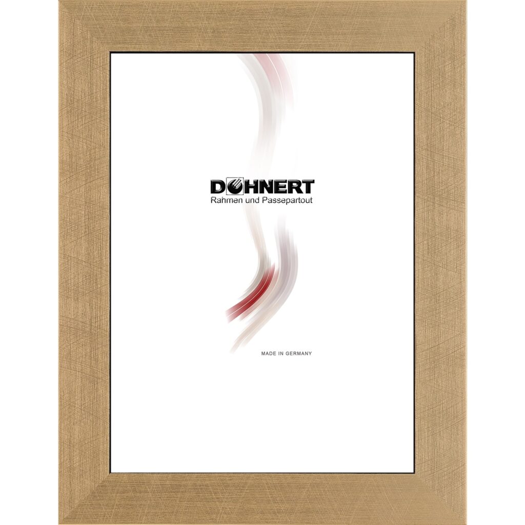 Holzrahmen 23667, helles gold-schwarz