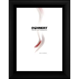 Holzrahmen 23812, schwarz, glänzend