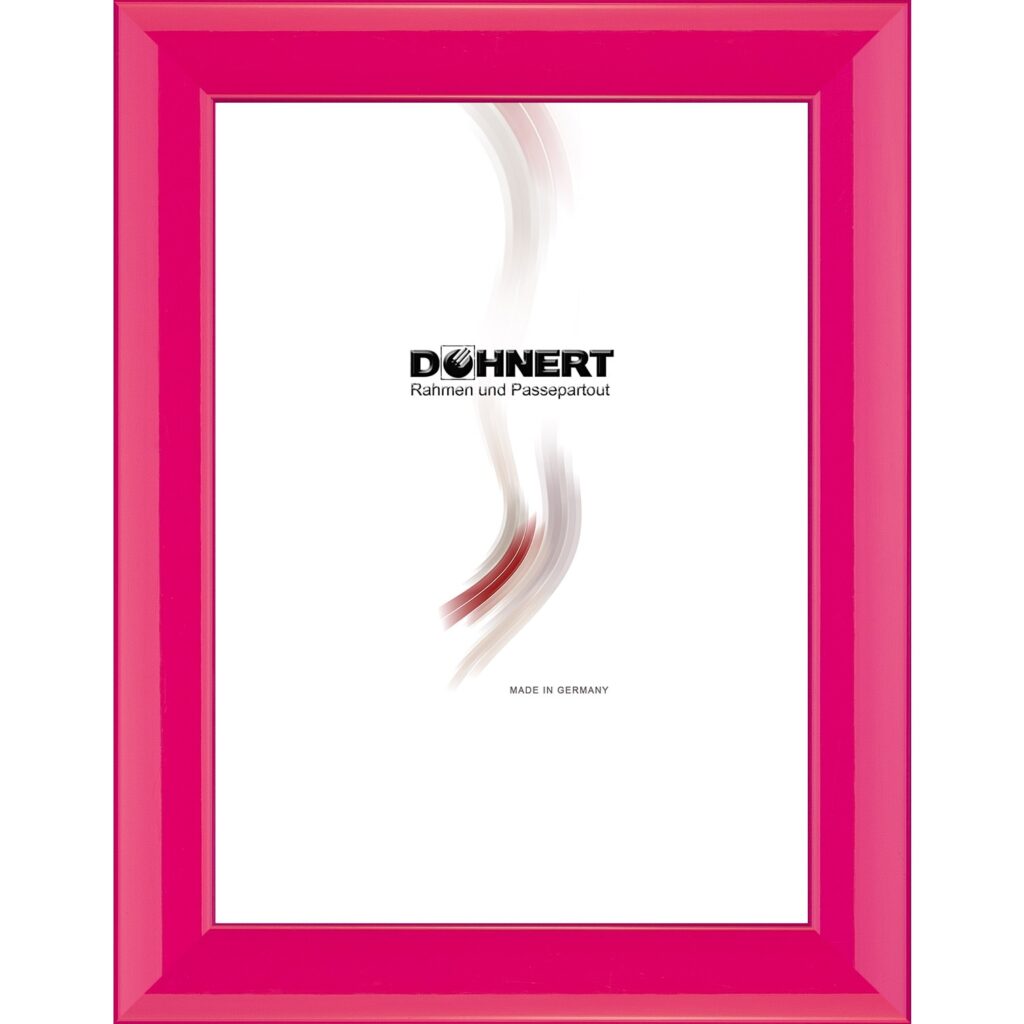 Holzrahmen 23873, pink, gl&auml;nzend