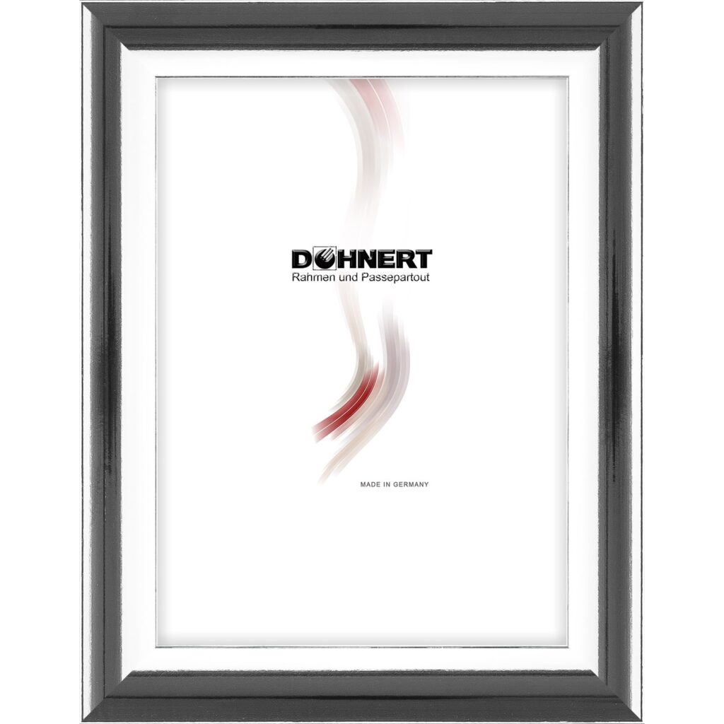 Kunststoffrahmen 24662, silber, gl&auml;nzend