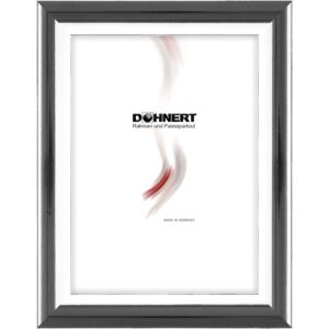 Kunststoffrahmen 24662, silber, glänzend