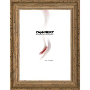 Holzrahmen 24800, tabakbraun, gekerbt