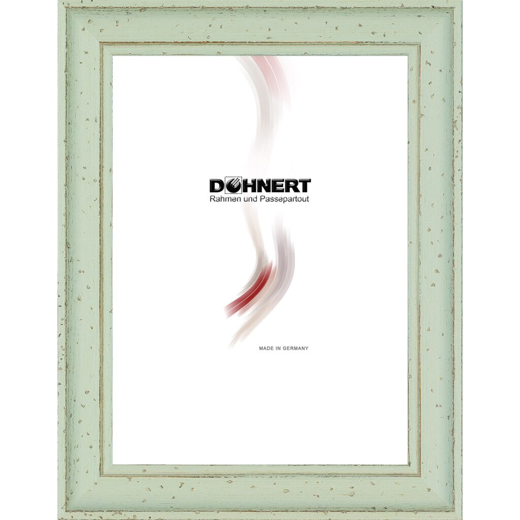 Holzrahmen 24852, gletschergrün, gekerbt