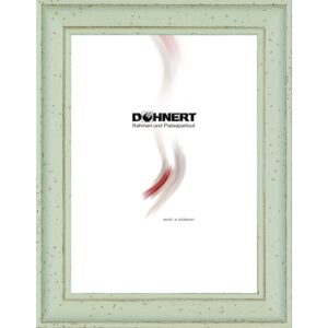 Holzrahmen 24852, gletschergr&uuml;n, gekerbt