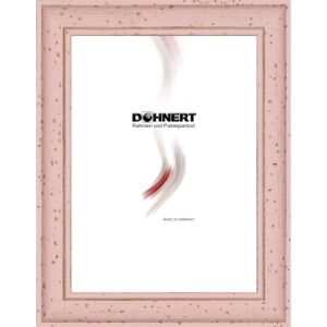 Holzrahmen 24875, zartrosa, gekerbt