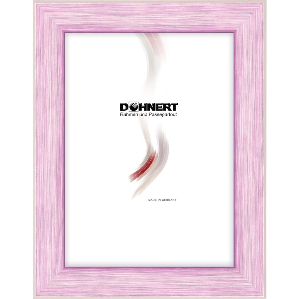 Holzrahmen 25373, pink mit wei&szlig;er Seite