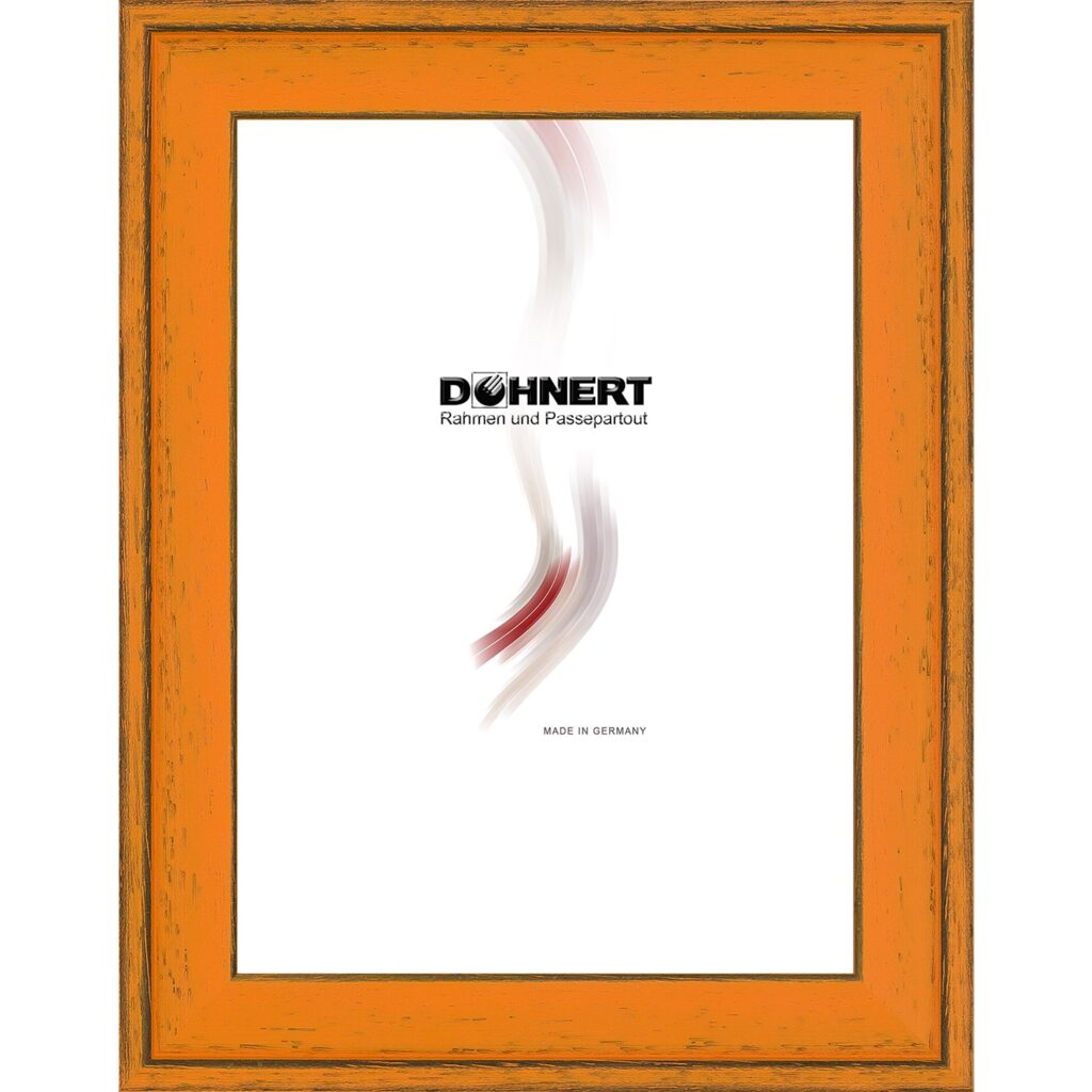 Holzrahmen 25458, k&uuml;rbisorange