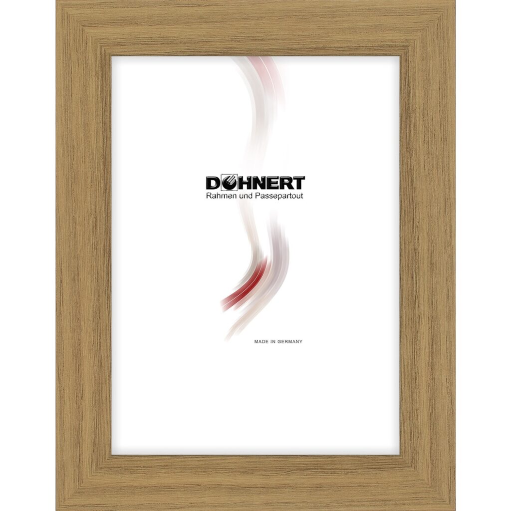 Kunststoffrahmen 25634, natur-dunkel