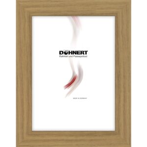 Kunststoffrahmen 25634, natur-dunkel