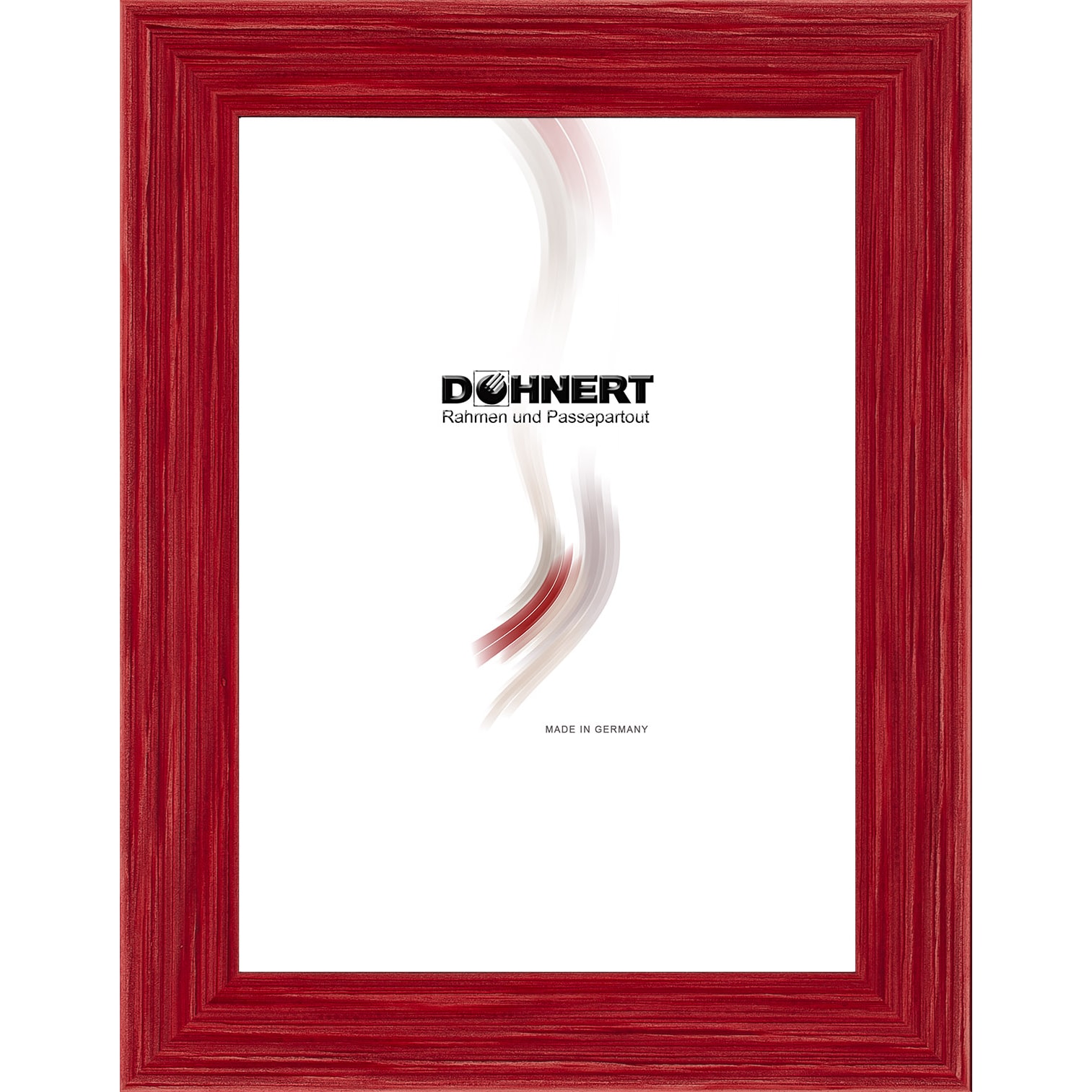 Holzrahmen 25751, bordeauxrot-hellrot