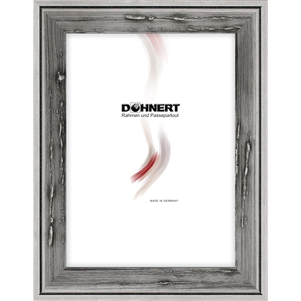 Holzrahmen 25912, schwarz-metallic