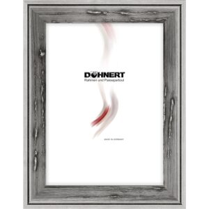 Holzrahmen 25912, schwarz-metallic