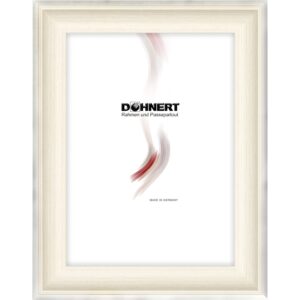 Holzrahmen 26062, weiß-silber