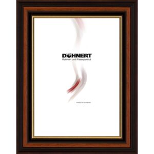 Holzrahmen 27001, dunkelbraun-rot-gold