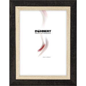 Holzrahmen 28812, schwarz-natur