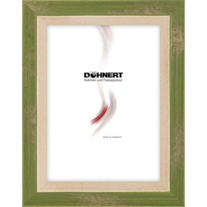 Holzrahmen 28852, grün-natur
