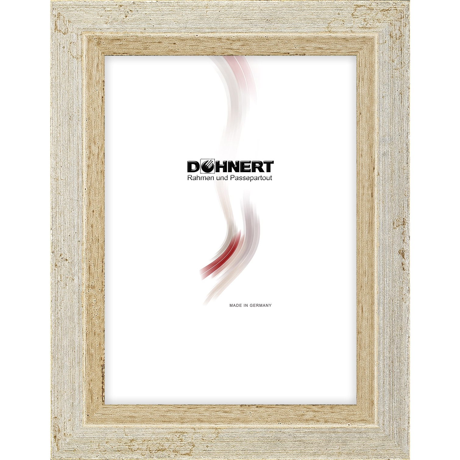 Holzrahmen 28862, silber-natur