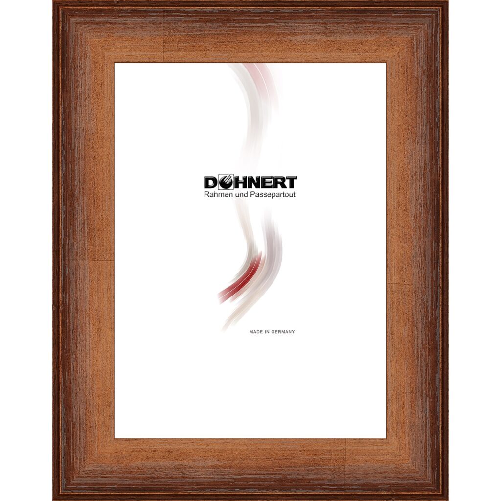 Holzrahmen 29951, weinrot-orange, matt