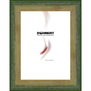 Holzrahmen 29952, grün-gelb, matt