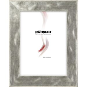 Holzrahmen 30064, silber-schwarz, matt
