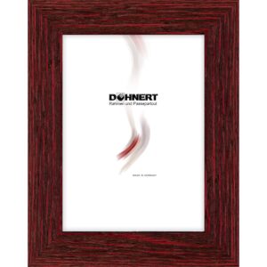 Holzrahmen 30851, rot-natur