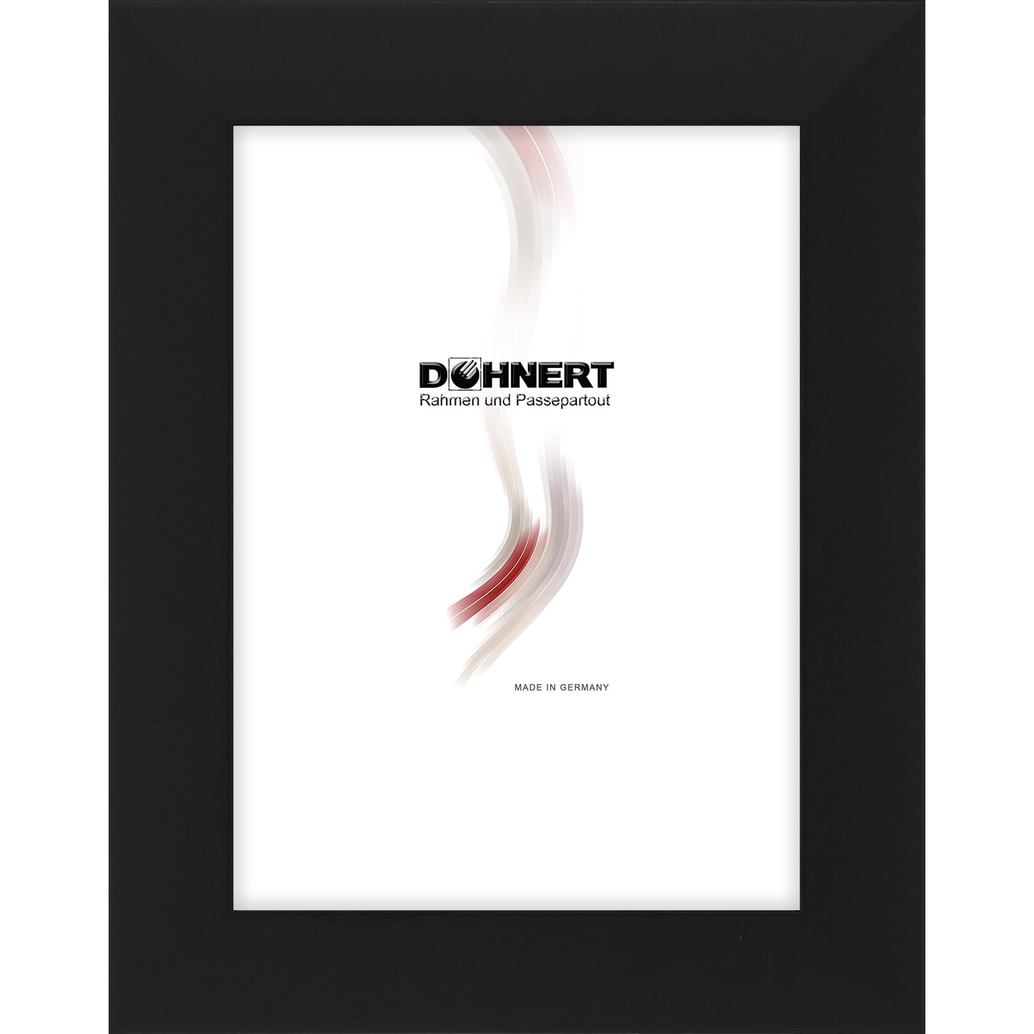 Holzrahmen 31512, mattschwarz
