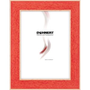 Holzrahmen 31651, rot-natur