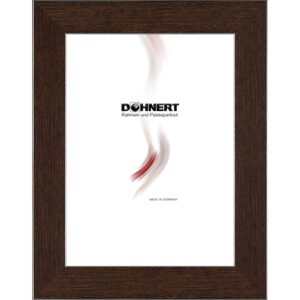 Kunststoffrahmen 31701, dunkelbraun-silber