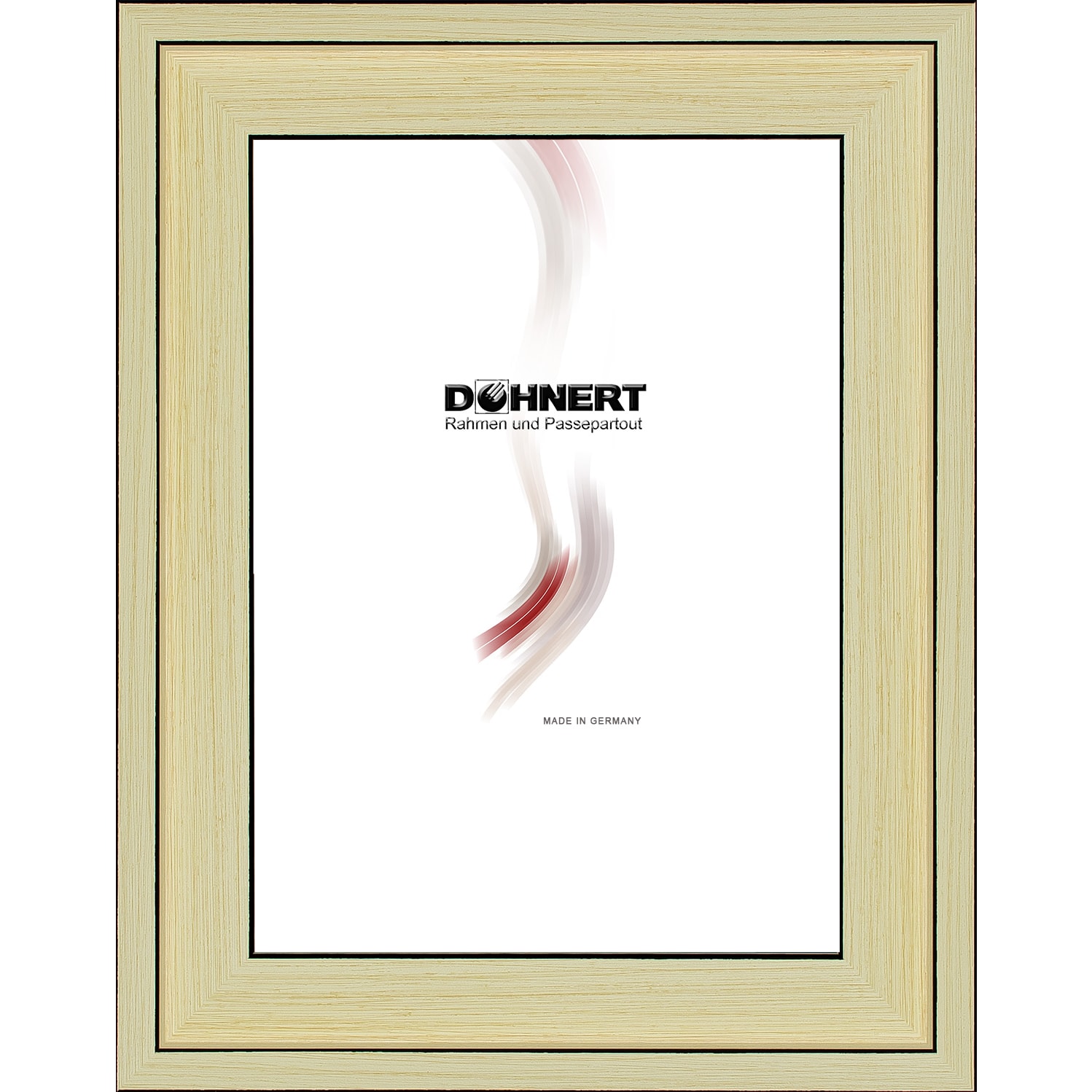 Kunststoffrahmen 32516, cremeweiß