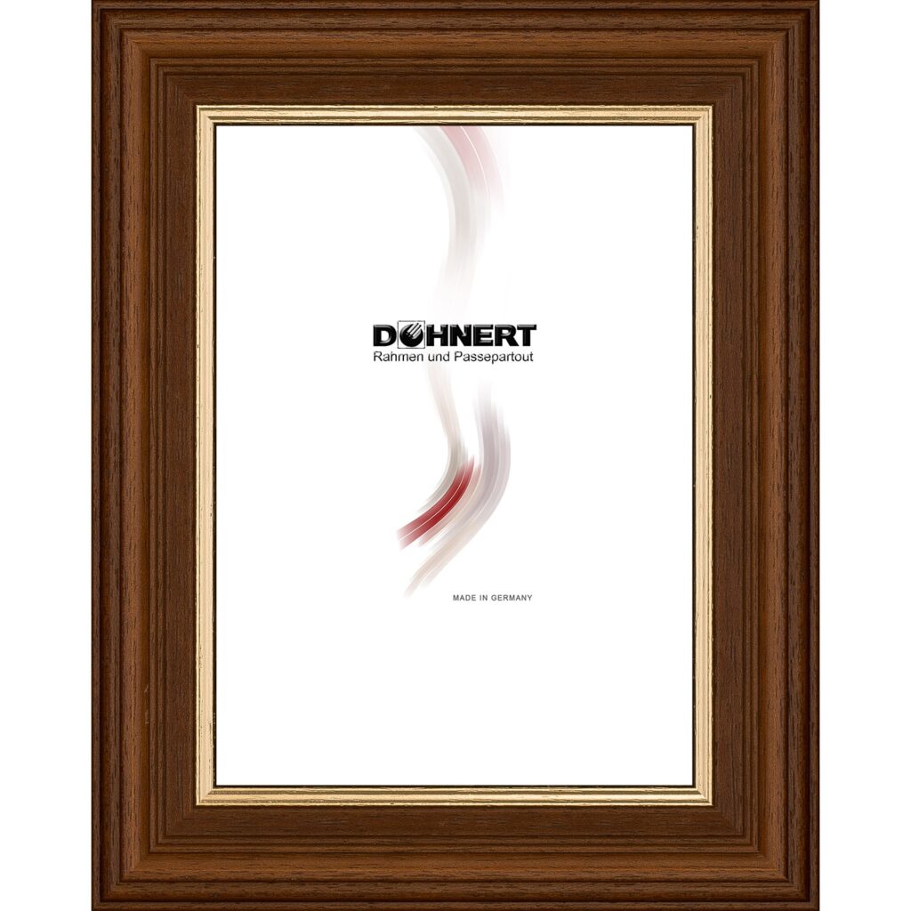 Holzrahmen 36232, braungelb-gold