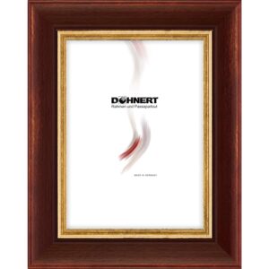 Holzrahmen 37672, rotbraun-gold