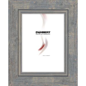 Holzrahmen 39896, dunkelblau-natur