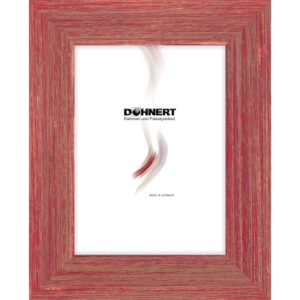 Holzrahmen 41551, rot-grau