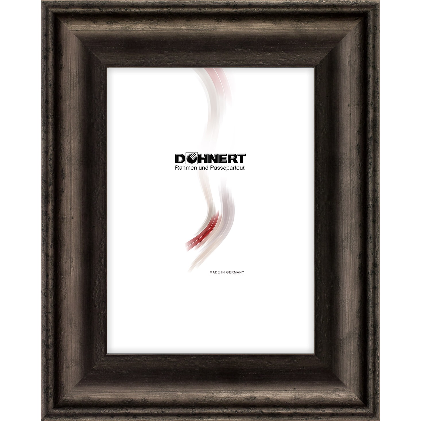 Holzrahmen 42315, schwarz-silber