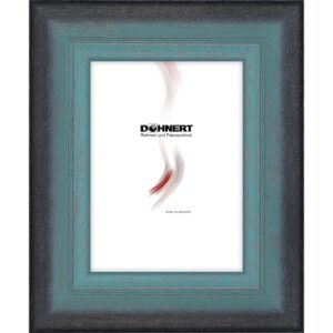 Holzrahmen 54153, tiefblau-hellblau