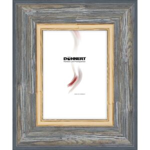 Holzrahmen 58153, blau, gekalkt