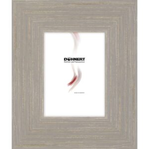 Holzrahmen 68096, steingrau-gelb