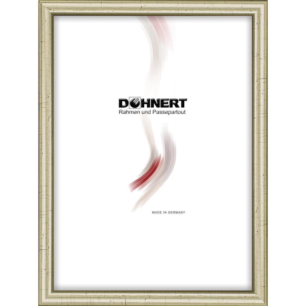 Holzrahmen 10062, silber, glänzend