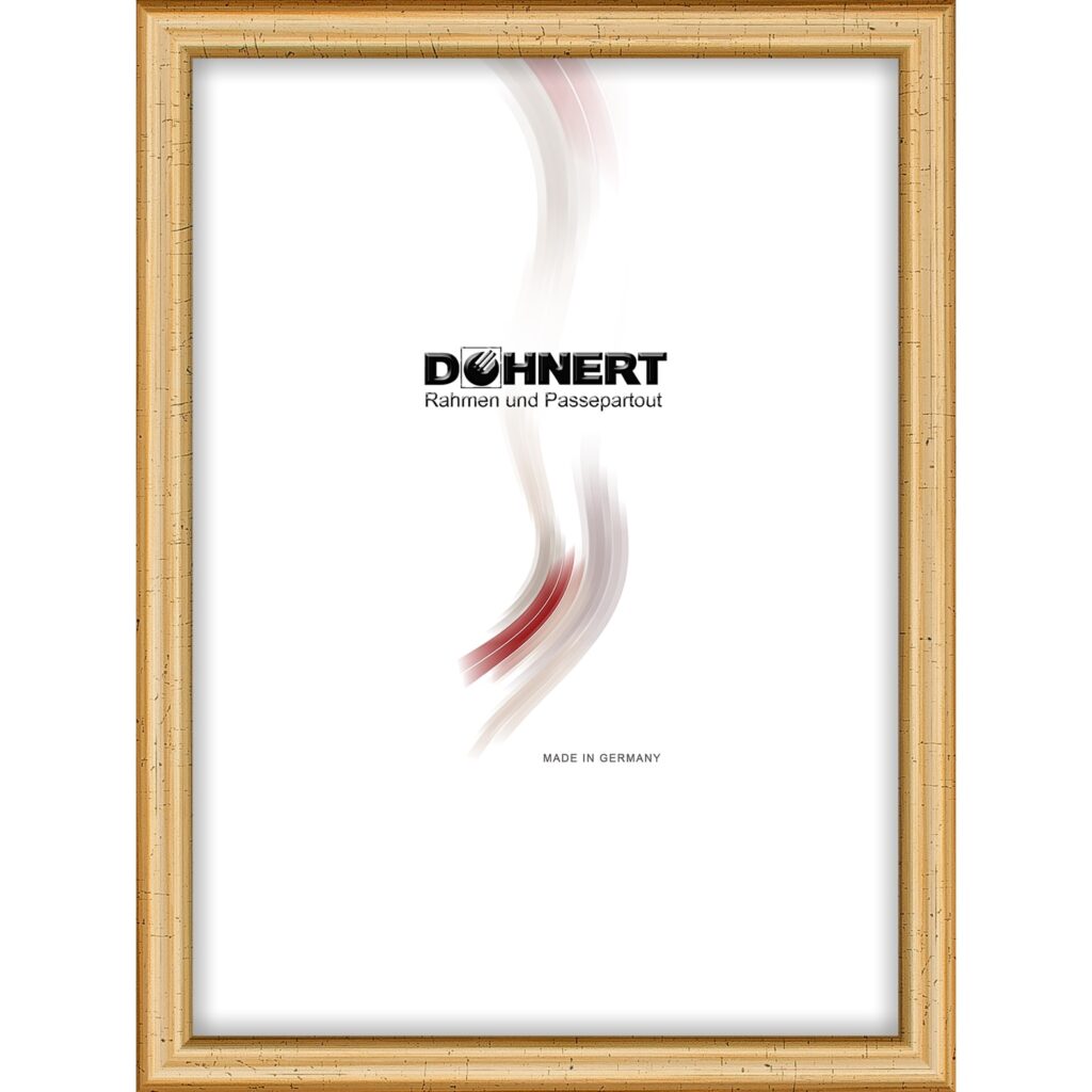 Holzrahmen 10063, gold