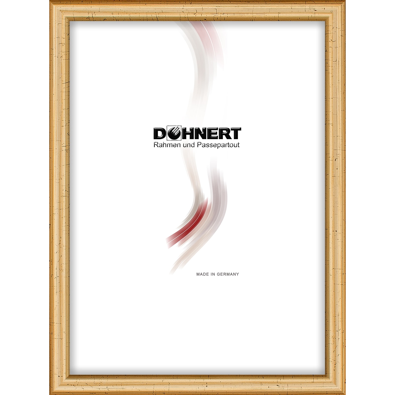 Holzrahmen 10063, gold