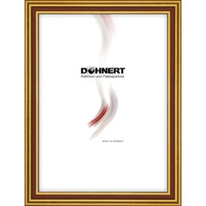 Holzrahmen 12572, gold-rot