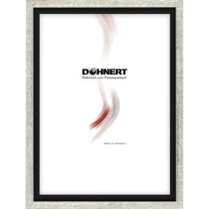 Holzrahmen 14964, silber-schwarz