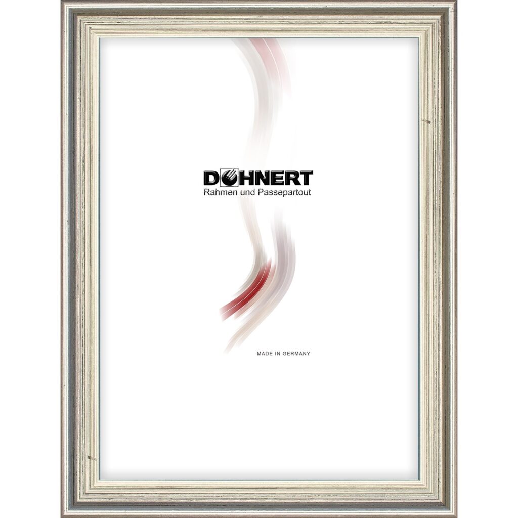 Holzrahmen 15762, silber, gl&auml;nzend