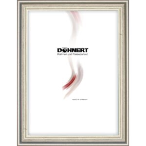 Holzrahmen 15762, silber, glänzend